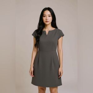 Moschino Jeans Donna Metallic Polka Dot Sheath Dress Made in Italy Size 10